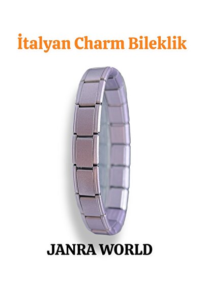 JANRA WORLD سوار سحر إيطالي – ستانلس ستيل، يناسب أي معصم