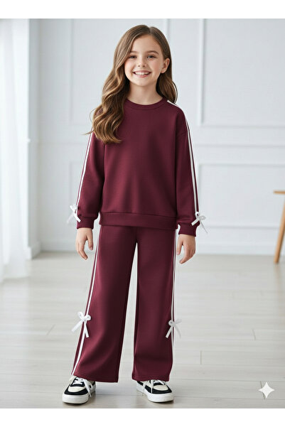 LYZALÜXEN FİYONK DETAY KIZ EŞOFMAN TAKIMI 7&8&9&10&11&12&