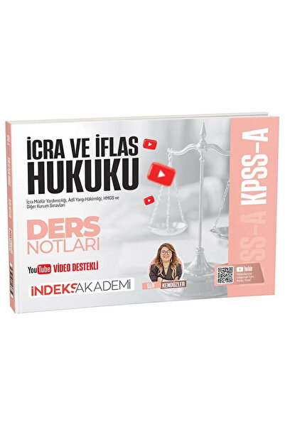 İndeks Akademi 2026 KPSS A Grubu İcra ve İflas Hukuku Video Ders Notları - El...