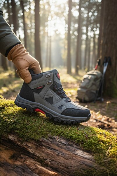 enoch أحذية إينوخ الرجالية المصنوعة من الفرو المقاومة للماء للرحلات الخارجية ...