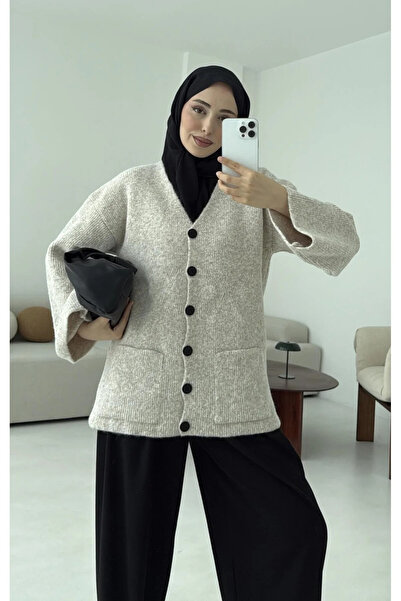 My Blog Stone Double Pocket Cardigan - 04622