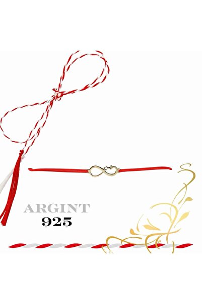 OEM Martisor 925 silver bracelet - infinity with pulse and heart - image 1 Ma...