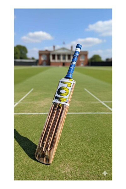 Generic CA English Willow Cricket Bat – Premium Grade Wooden Bat with Blue & ...