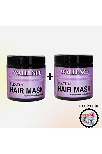 MADAME CANDY Wallence Keratinli Saç Maskesi, Saç Güçlendirici 500ml x 2 adet