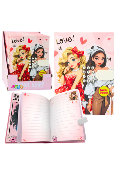 Three top online Дневник за момичета, бележник с кодови мелодии, цветни стран...
