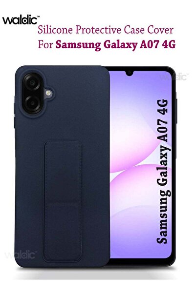 Generic Samsung Galaxy A07 4G HAND HOLDER Premium Silicone Protective Back Ca...