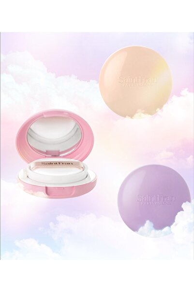 SaintFran W Skin Treatment Peach Mini Macaron Bb Cushion Foundation Spf50+ Pa...