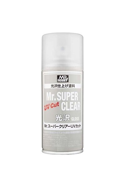 Mr. Hobby Mr.Hobby B-522 170 ml. Mr.Super UV Korumalı Parlak Vernik, Sprey Mo...