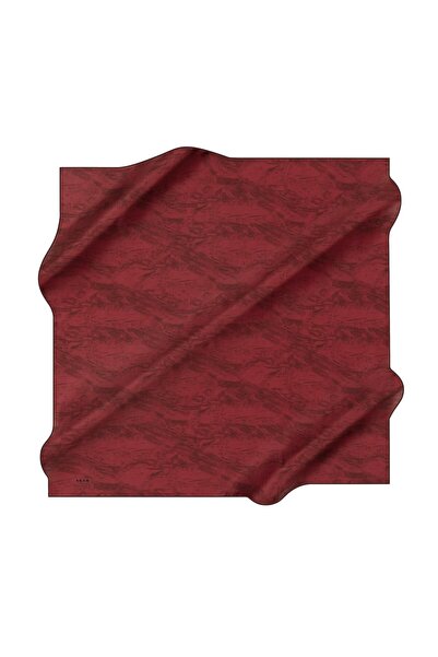 Aker Silk Scarf - 8924713-941 Burgundy Twill