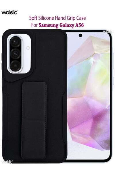 Generic Samsung Galaxy A56 HAND HOLDER Premium Silicone Protective Back Case ...