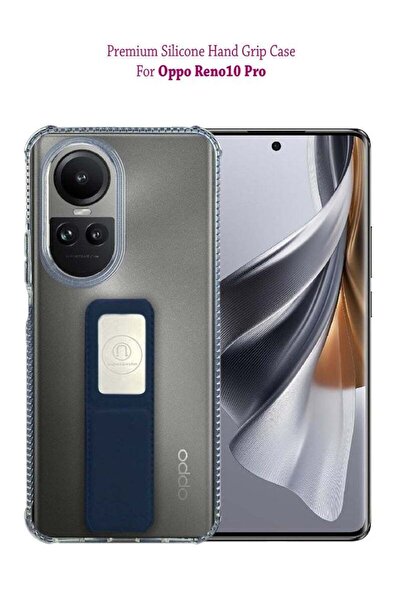 Generic Silicone Protective Hand Grip Case Cover For Oppo Reno10 Pro - Clear/...