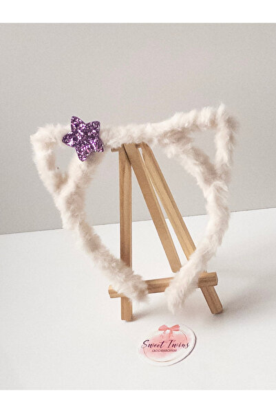 Sweet twins accessories Coroană pentru copii cu pisică urechi, coroană de plu...