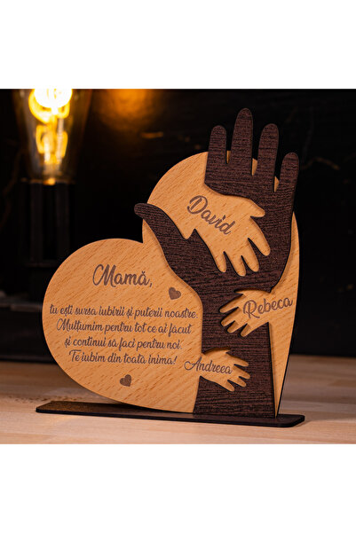 Creators of Crafts Heart with hand Mom