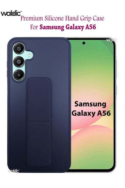 Generic غطاء حماية خلفي من السيليكون الممتاز لهاتف سامسونج جالاكسي A56 - أزرق...