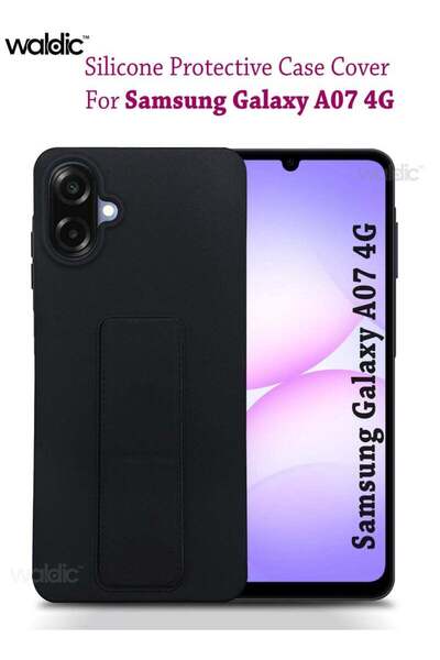Generic Samsung Galaxy A07 4G HAND HOLDER Premium Silicone Protective Back Ca...