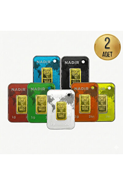 Nadir Gold 1 Gram Külçe Altın (2 adet) 995 Saflık Sertifikalı