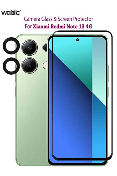 Generic Combo Pack for Xiaomi Redmi Note 13 4G Tempered Glass Screen Protecto...