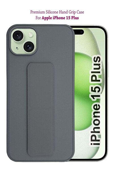 Generic Premium Silicone Magnetic Hand Grip Case Cover for Apple iPhone 15 Pl...