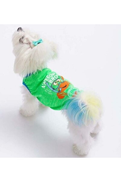 BODRUM PET تي شيرت جرين كراب مقاس متوسط 26x28x41 سم