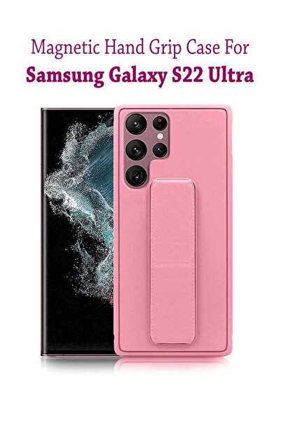 Generic Magnetic Hand Grip Case with Stand Cover for Samsung Galaxy S22 Ultra...