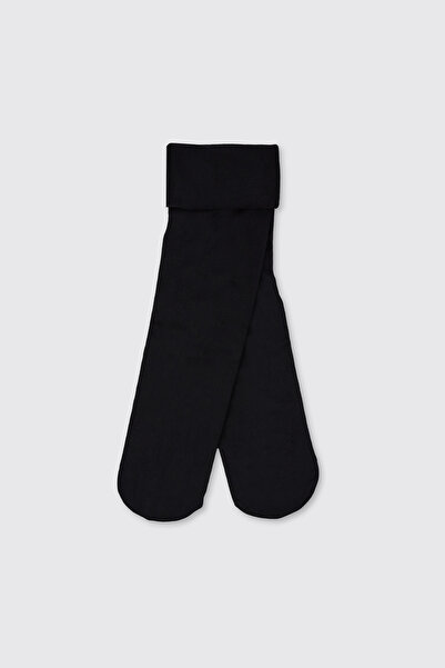 Panço Kız Bebek Mikro Siyah Külotlu Çorap