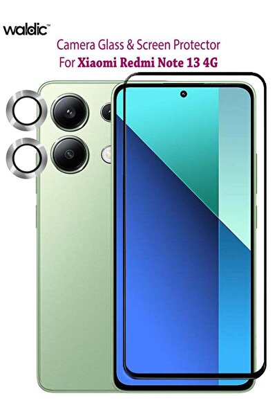 Generic Combo Pack for Xiaomi Redmi Note 13 4G Tempered Glass Screen Protecto...