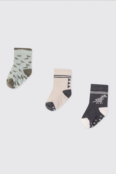 Panço Erkek Bebek 3'lü Soket Çorap