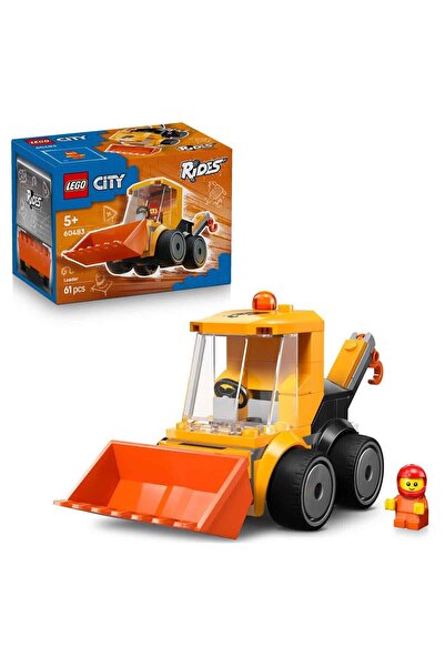 MRSPANCER 60483 Lego City Rides Construction Loader 61 Pieces +5 Years