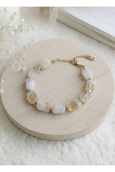 Miya Amara Citrine - Doğal Taş Bileklik N0.86 - Sitrin