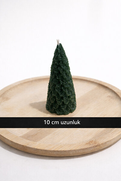 İpek Viola Home Çam Ağacı Görünümlü Dekoratif Mum – Ev Dekoru