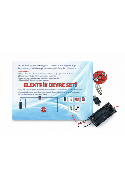 Eğitici Elektrik Deney Seti | Çocuklar İçin Basit Devre Kurma Seti