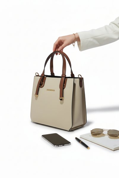 le NACAR Women's Stylish Daily Hand and Shoulder Bag - Minimal Design Tote Bag
