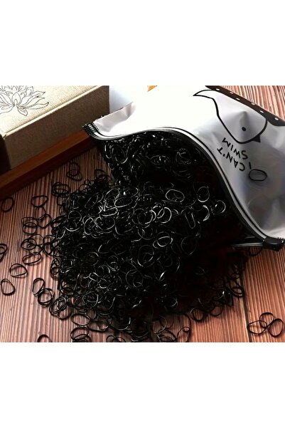 SOFT 250’li Çantalı kalın dayanıklı kız bebek ve kız çocuk lastik toka seti s...