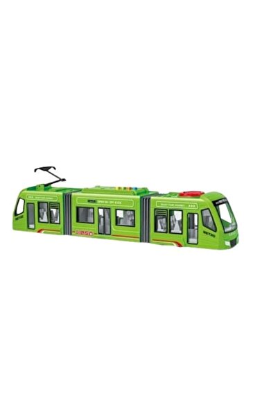 OEM Tram with sounds, lights and open doors function 42 cm green