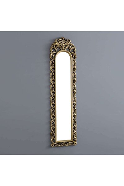 Dekordelisi Antik Avangarde Gazel Kiriş Aynası Kahverengi EN: 49 cm BOY: 190 cm