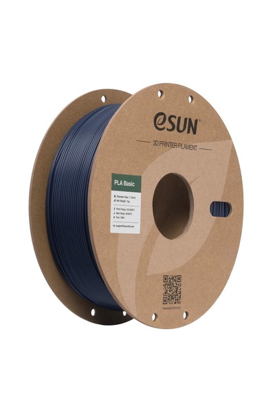 eSun Basic Pla Koyu Mavi Filament 1,75mm 1 Kg - Teknoartshop