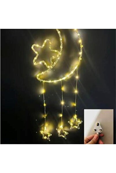 Generica Illuminated crescent and star decoration, electric, measuring 40 cm