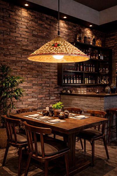 Forever Aydınlatma FRV-13 Modern Bambu, Model Yatak Odası, Salon, Mutfak Otur...