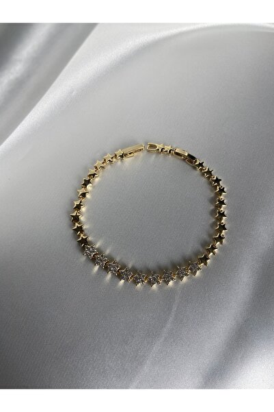 XP XUPİNG 14K VIP Kaplama Taşlı Yıldız Model Kafın Bileklik