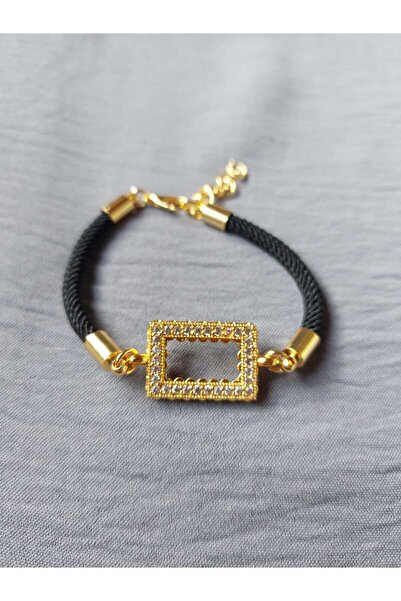 GEZERGOLD TAKI Ingot Gram Gold Compatible Frame Zircon Rope Bracelet