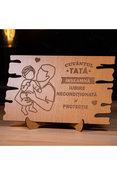 Creators of Crafts The word "father" plaque