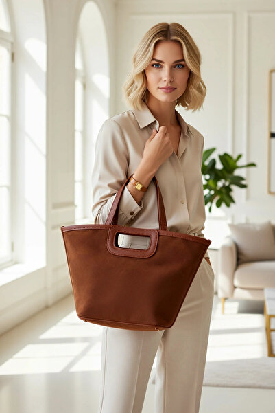 BENERLY Women's Stylish Bucket Bag with Stitching Detail and Dual Use Feature...