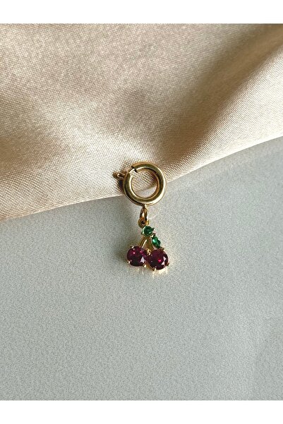 Nour Co Charm Pendant and Bracelet Charm Cherry