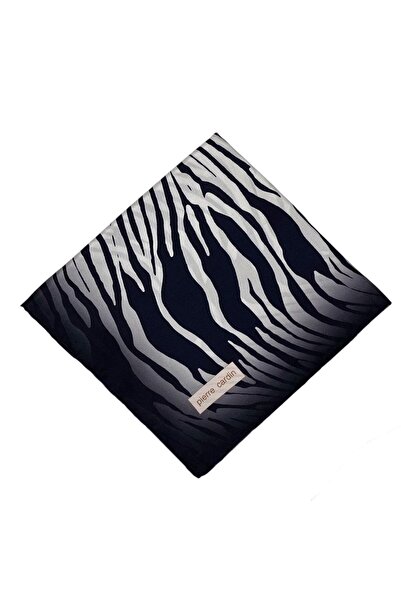 Pierre Cardin Μεταξωτό Φουλάρι - 8652230- 321 Ναυτικό Μπλε Λευκό Σούρα