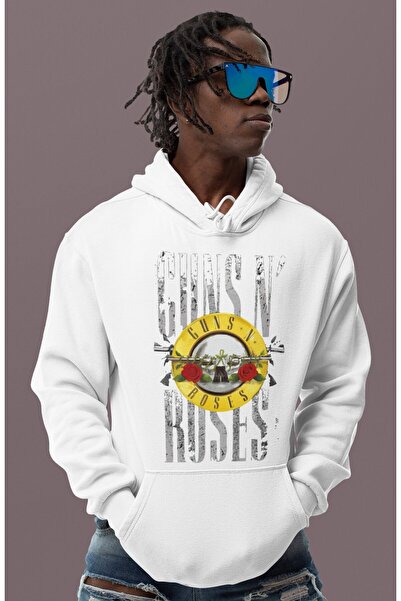 SEVBANO Guns N' Roses Rock Metal Printed Unisex Oversized Music Band Hoodie