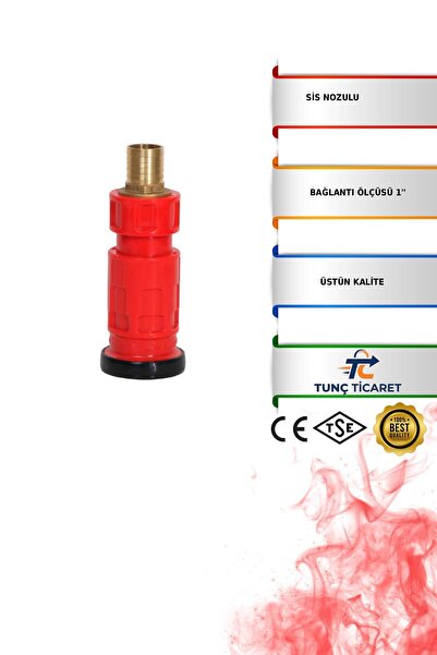 TUNÇ ONLİNE 1" Sis Nozul- Yangın Dolap Lansı Pirinç Malzeme Üstün Kalite