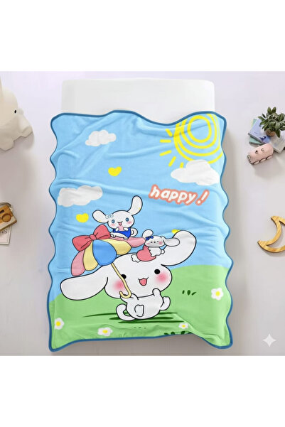 FIONNA.RO Cocolino Blanket 1 Person 100x140cm For Children - Happy Bunny