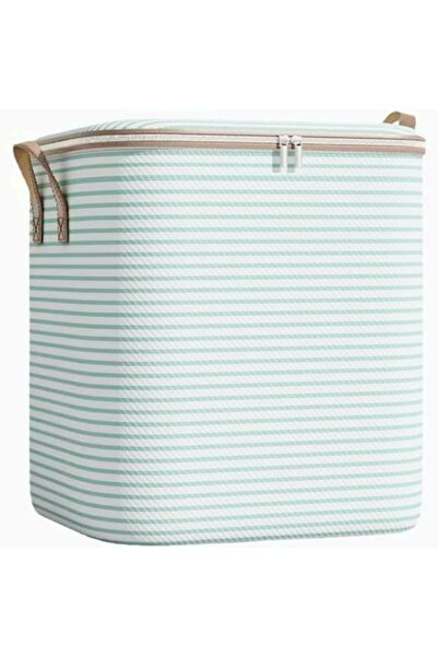 DAMUR Storage Box with Zipper, Foldable, Reinforced Handle, Durable Zipper, f...