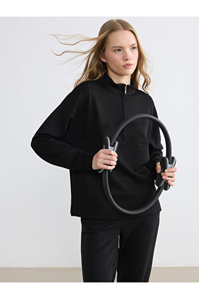 LC Waikiki НОВИЯТ СЕЗОН ОТ GÜLİS GİYİM: Черна дамска блуза с висока яка, мека...