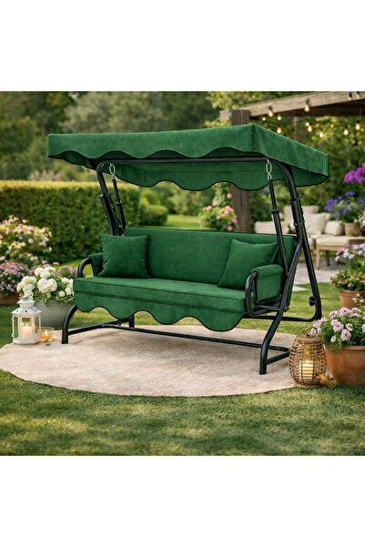 batu tekstil Salıncak Minderi 3 kişilik (Sünger ve tente dahil)